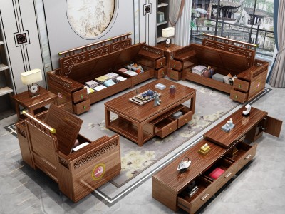 新中式沙发892#图7