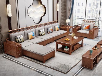 新中式沙发802#图4
