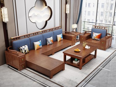 新中式沙发802#图5