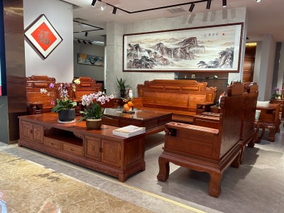 荷花财源沙发图5
