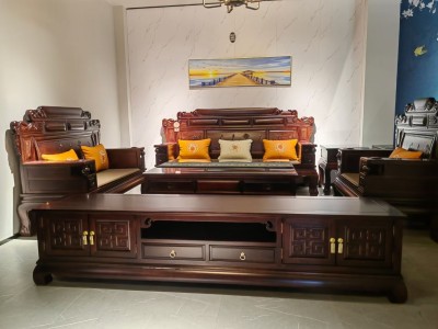 荷花财源沙发图8