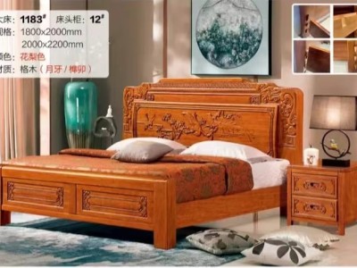 格木大床仿古款11系列图3