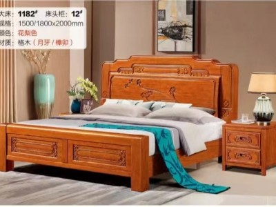 格木大床仿古款11系列图2