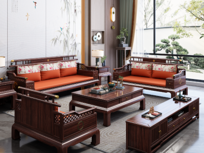 新中式沙发：6006沙发  6009沙发 6005沙发 6008沙发（高箱款） 6002沙发图3