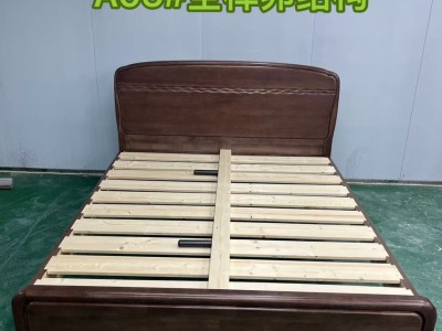 全实木榫卯结构，不用一颗螺丝，1.8 1.5米有图6