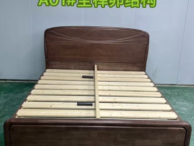 全实木榫卯结构，不用一颗螺丝，1.8 1.5米有图7