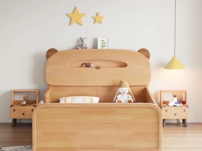 榉木护栏童床、全实木不贴皮！图4