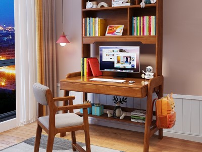 222#可升降实木书桌，尺寸：0.8米，1米，1.2米，1.4米图2