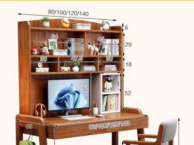 220#超高书架升降书桌，尺寸，0.8米，1.0米，1.2米，1.4米图9