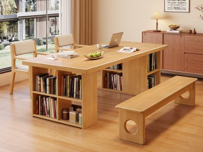 923#橡木大板桌，桌面宽80厘米，厚6.5厘米图6