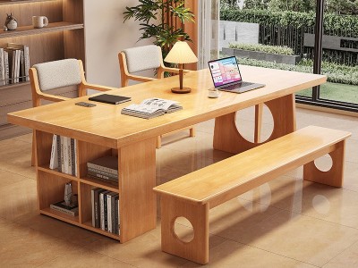 912#储物大板桌，桌面宽80公分，厚6.5公分图2