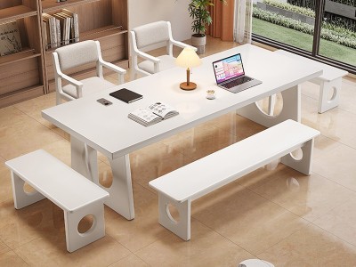 911#大板桌，特别加加固条，保证稳固，桌面宽80公分，厚6.5公分图5