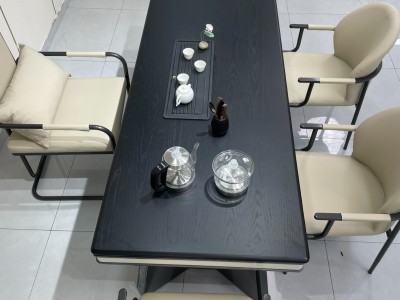 星耀系列- A01【骏马黑】 白蜡木纹实木面板 1.6米1.8米2米2.2米2.4米图4