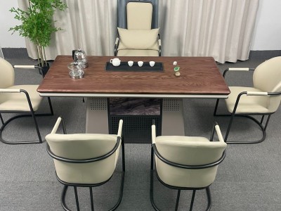 高奢国潮风系列白蜡木星耀A05 尺寸1.6米1.8米2米2.2米2.4米 5款椅子随意搭配图4