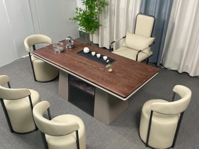 高奢国潮风系列白蜡木星耀A05 尺寸1.6米1.8米2米2.2米2.4米 5款椅子随意搭配图5