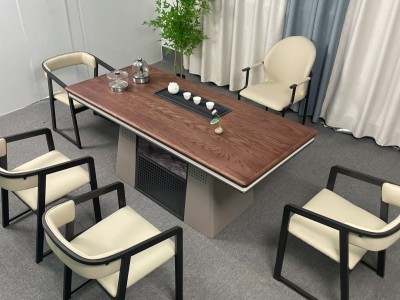 高奢国潮风系列白蜡木星耀A05 尺寸1.6米1.8米2米2.2米2.4米 5款椅子随意搭配图7