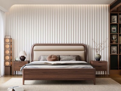 黑胡桃+真皮软靠图5