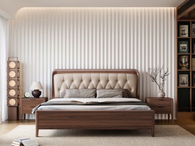 黑胡桃+真皮软靠图4