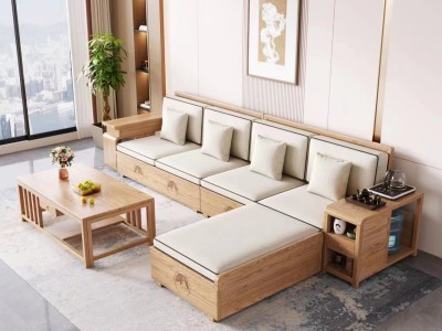 高品质、高性价比白蜡木沙发图2