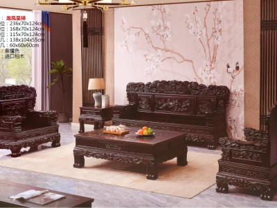 仿古实木沙发！别墅大平层自建房首选！图2