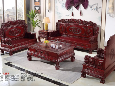 仿古实木沙发！别墅大平层自建房首选！图3