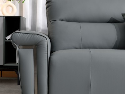 高端软体沙发，型号：1010# B 深灰图3