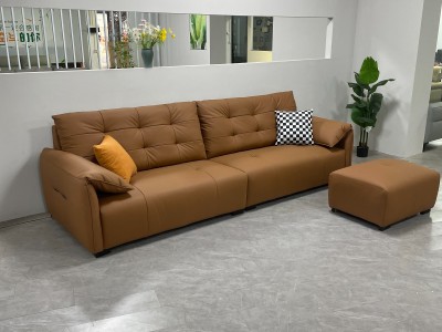 爆款软体沙发 型号：739#-1A 生态真皮面料图3