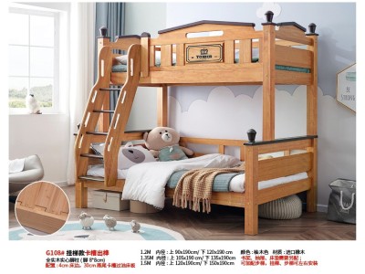 实木子母床 上下床 双层床图2