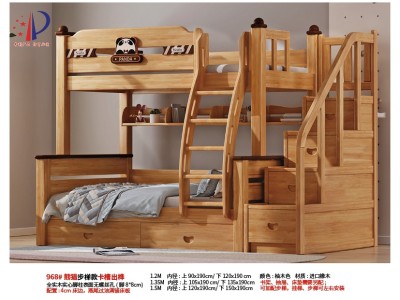 实木子母床 上下床 双层床图5