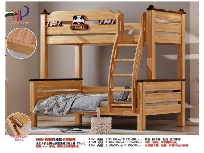 实木子母床 上下床 双层床图6