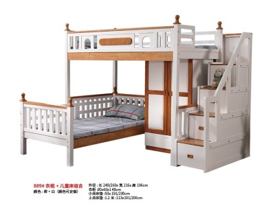实木子母床 上下床 双层床图4