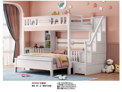 实木子母床 上下床 双层床图2