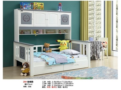 实木子母床 上下床 双层床图7