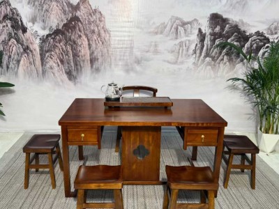 实木小茶台，阳台小茶台系列图5