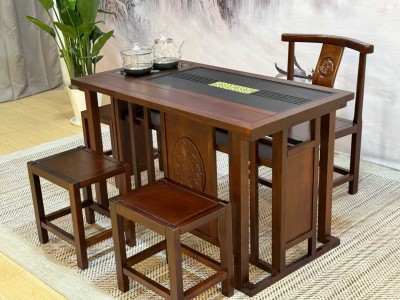 实木小茶台，阳台小茶台系列图6