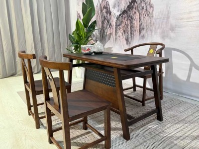 实木小茶台，阳台小茶台系列图9