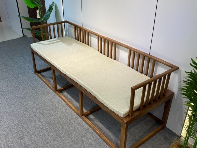 罗汉床 180/200x66x75x46cm 白腊木罗汉床图3