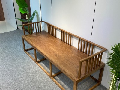 罗汉床 180/200x66x75x46cm 白腊木罗汉床图6
