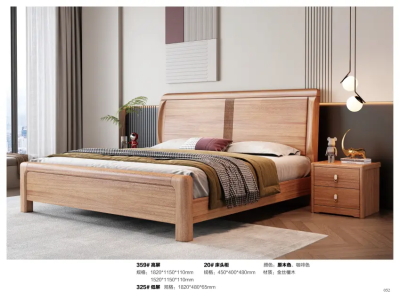 金丝檀木衣柜 木蜡油床图5