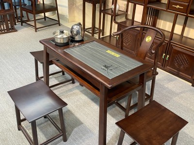 俊雅小茶台 规格：100x50x72cm 材质：格木图2
