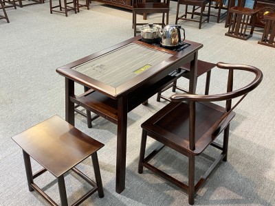 俊雅小茶台 规格：100x50x72cm 材质：格木图4