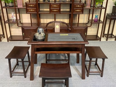俊雅小茶台 规格：100x50x72cm 材质：格木图5