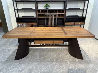 八方干泡台 216*86*75cm 乌金木图3