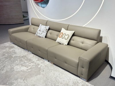 新品爆款来袭 M8821#  直排3.16米 生态皮面料图2