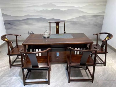 人和定远茶台 160/180*80*73cm 虎斑色，乌金色  高品低价，返单爆款图3