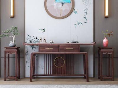 7425＃乌金玄关 1560*360*960mm	 1300*360*960mm	 203＃花架 335*335*90cm图2