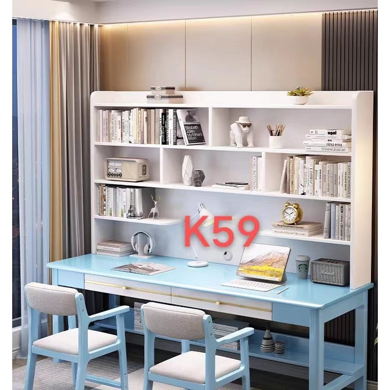 双人位书桌新款K59#   1.6米/1.8米  四色可选