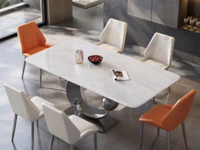 超晶石 岩板方桌  1.2-1.8米 颜色：台面颜色多色可选，可用岩板 微晶石 超晶石图2