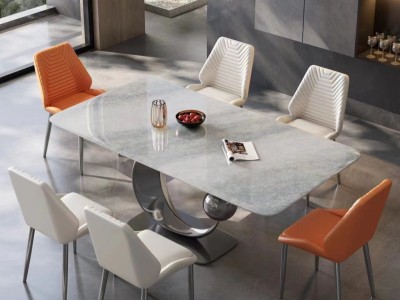 超晶石 岩板方桌  1.2-1.8米 颜色：台面颜色多色可选，可用岩板 微晶石 超晶石图3