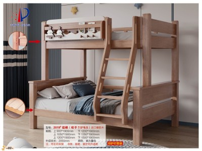 实木子母床 上下床 双层床图3